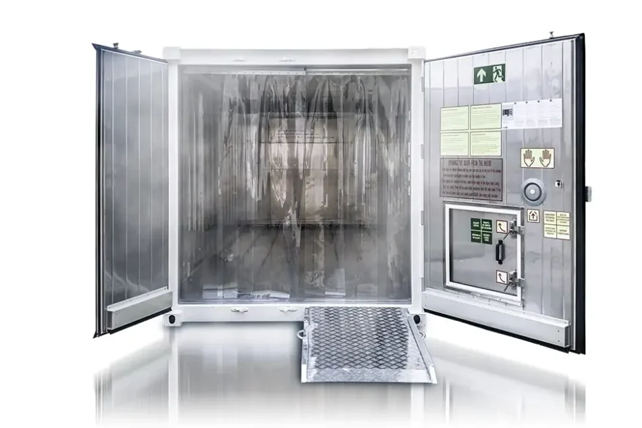 En frysecontainer fra Titan Containers